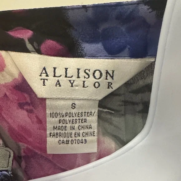 Allison Taylor Multicolor Floral Ruffle Blouse - Picture 4 of 4